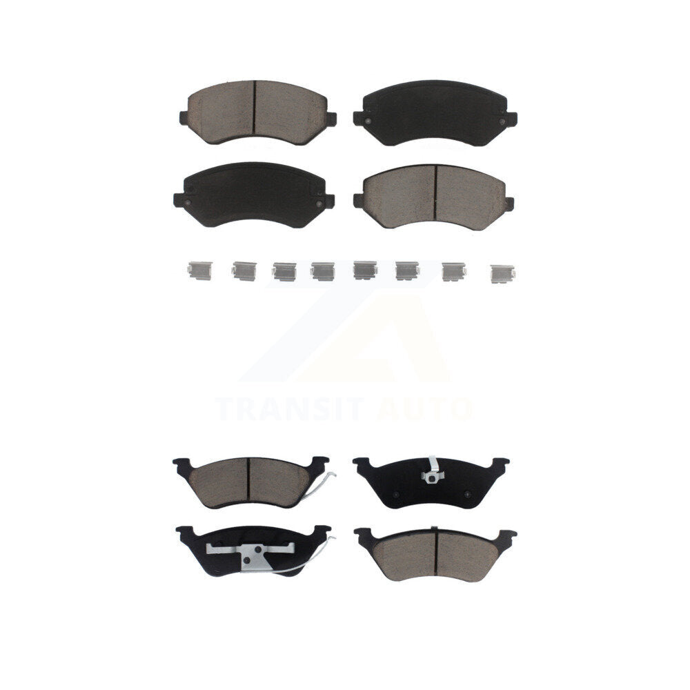 Kit de plaquettes de frein en céramique avant et arrière, pour Dodge caravane Grand Chrysler Town & Country