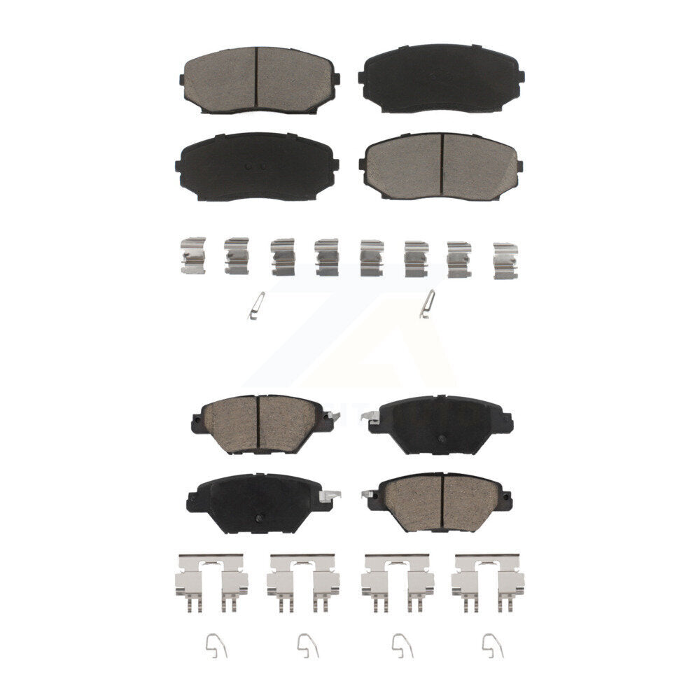Kit de plaquettes de frein en céramique avant et arrière, pour Mazda CX-9 2016 – 2023 KCX-100195
