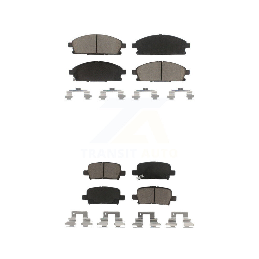 Kit de plaquettes de frein en céramique avant et arrière pour Acura MDX 2003-2006 KCX-100198