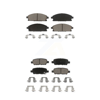 Kit de plaquettes de frein en céramique avant et arrière, pour Nissan X-Trail Quest KCX-100199