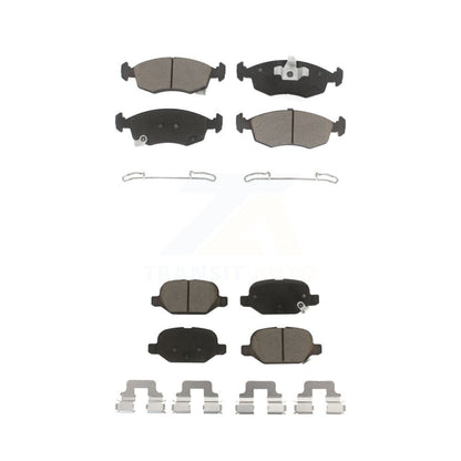 Kit de plaquettes de frein en céramique avant et arrière pour Fiat 500 KCX-100206