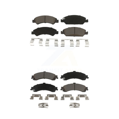 Kit de plaquettes de frein en céramique avant et arrière, pour Chevrolet Silverado 1500 GMC Sierra