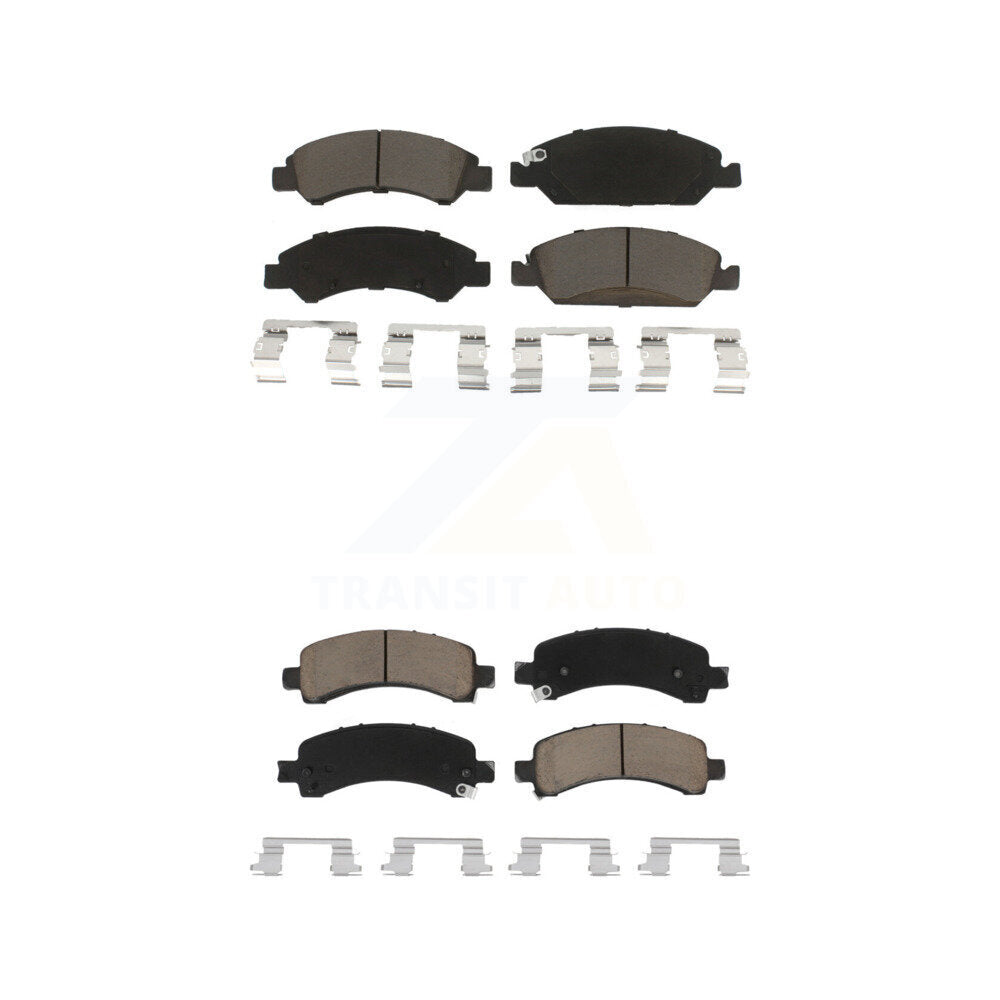 Kit de plaquettes de frein en céramique avant et arrière, pour Chevrolet Express 2009 GMC Savan 2014, 1500