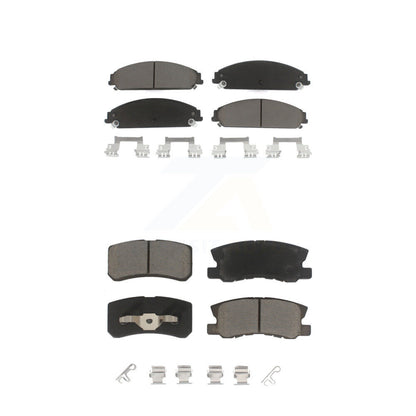 Kit de plaquettes de frein en céramique avant et arrière, pour Dodge Caliber SRT-4 2008 – 2009 KCX-100226