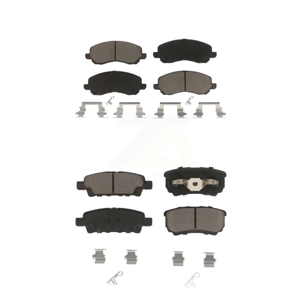 Kit de plaquettes de frein en céramique avant et arrière, pour Jeep Patriot Mitsubishi Lancer Dodge 200