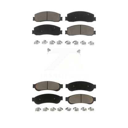Kit de plaquettes de frein en céramique avant et arrière, pour Ford F-350 Super Duty F-250 KCX-100229
