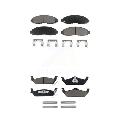 Kit de plaquettes de frein en céramique avant et arrière pour Dodge Dakota 2003-2004 KCX-100230