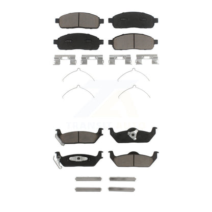 Kit de plaquettes de frein en céramique avant et arrière, pour Ford F-150 Lincoln Mark LT KCX-100231