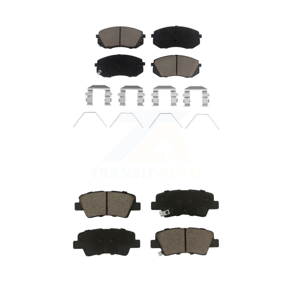 Kit de plaquettes de frein en céramique avant et arrière, pour Hyundai Kona Kia Forte Elantra GT Optima E