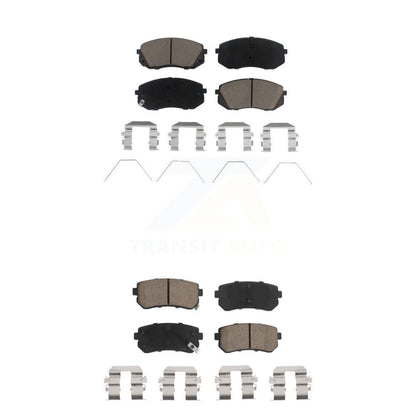 Kit de plaquettes de frein en céramique avant et arrière, pour Kia Optima avec stationnement manuel KCX-100245
