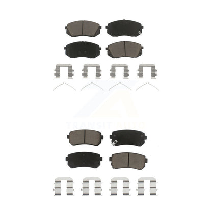 Kit de plaquettes de frein en céramique avant et arrière, pour Hyundai Sonata 16, avec stationnement manuel