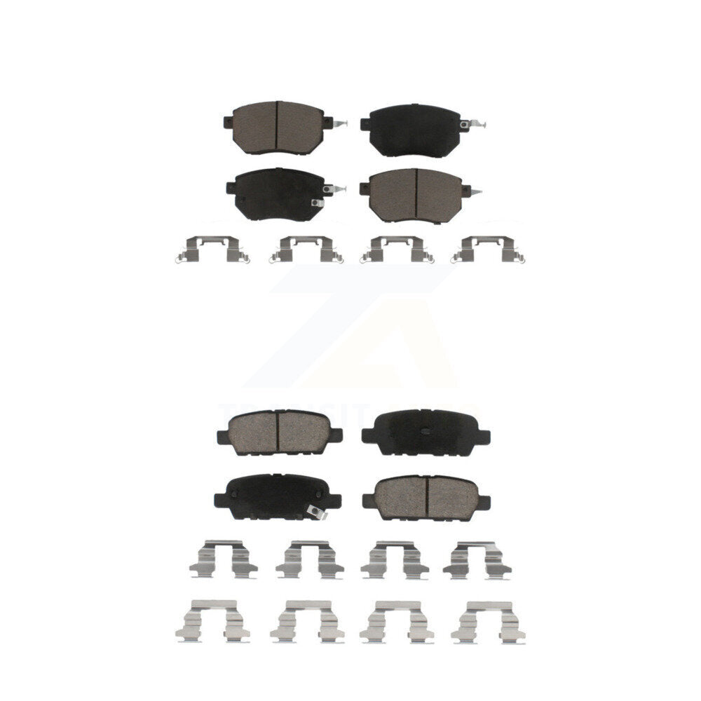 Kit de plaquettes de frein en céramique avant et arrière, pour Nissan Murano Altima Maxima INFINITI FX35