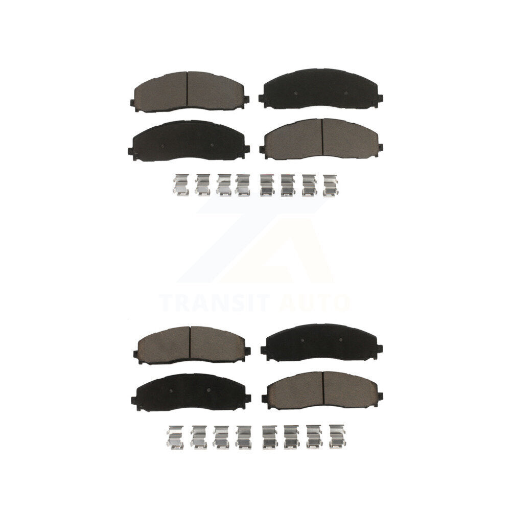 Kit de plaquettes de frein en céramique avant et arrière, pour Ford F-350 Super Duty F-250 F-450