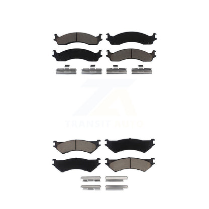 Kit de plaquettes de frein en céramique avant et arrière, pour Ford E-350 Super Duty E-250 Econoline Clu