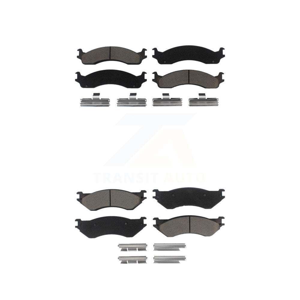 Kit de plaquettes de frein en céramique avant et arrière, pour Dodge Ram 2001 2002 2500 3500 KCX-100259