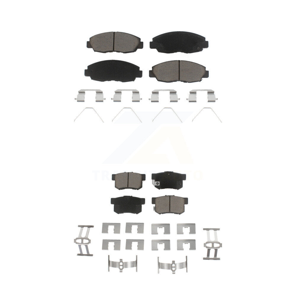 Kit de plaquettes de frein en céramique avant et arrière, pour Honda Civic KCX-100268