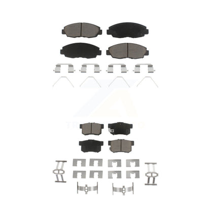 Kit de plaquettes de frein en céramique avant et arrière, pour Honda Civic KCX-100268