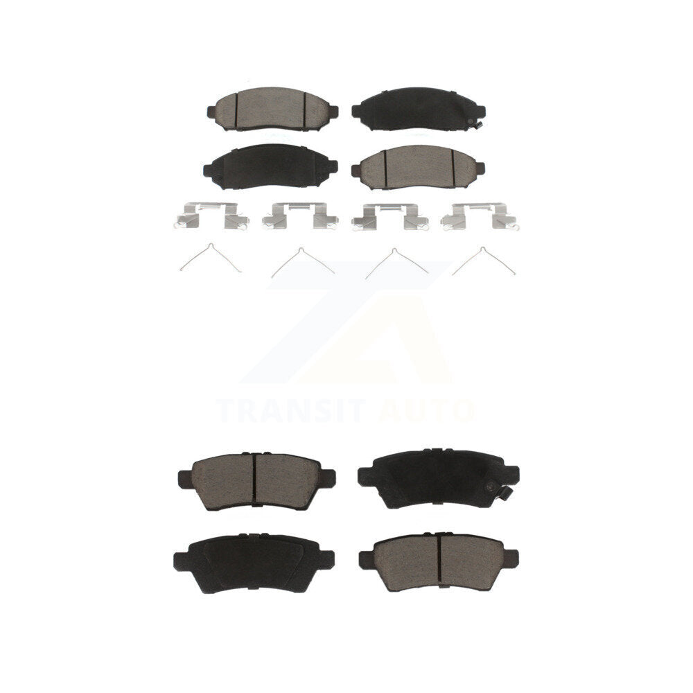 Kit de plaquettes de frein en céramique avant et arrière, pour Nissan Pathfinder Xterra KCX-100284