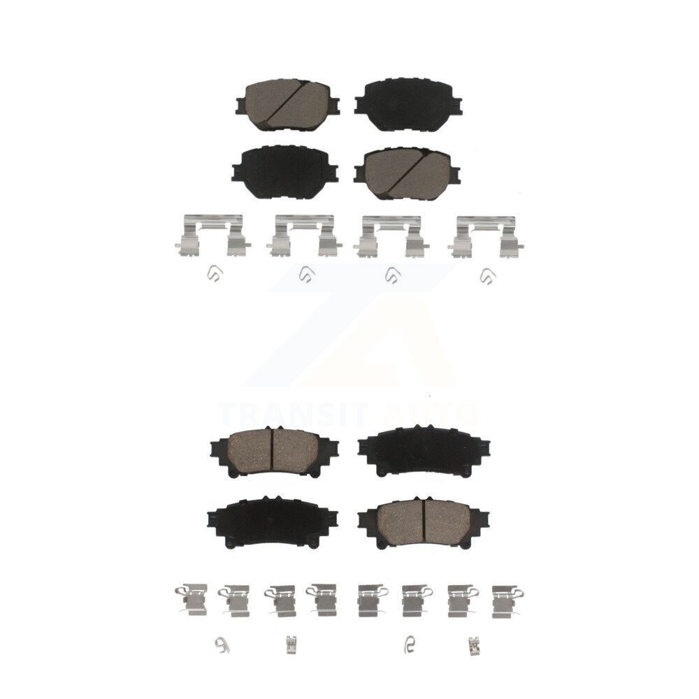 Kit de plaquettes de frein en céramique avant et arrière pour Lexus IS250 KCX-100287