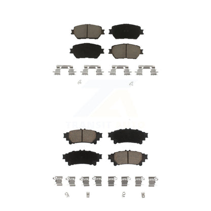 Kit de plaquettes de frein en céramique avant et arrière, pour Lexus IS250 C F Sport 2014 KCX-100289