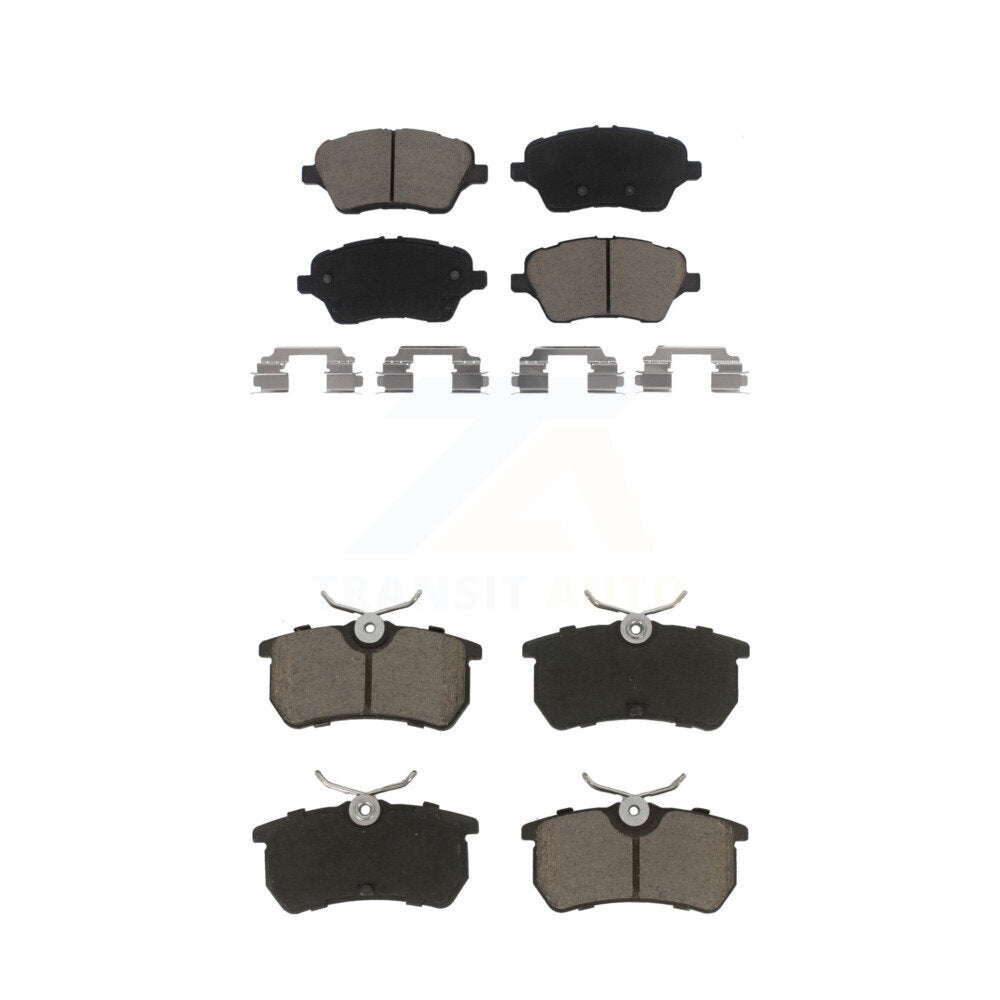 Kit de plaquettes de frein en céramique avant et arrière pour Ford Fiesta ST 2014-2019 KCX-100291