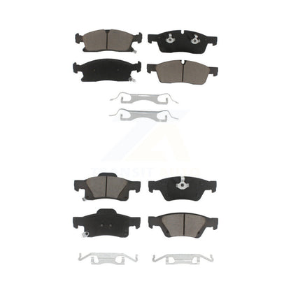 Kit de plaquettes de frein en céramique avant et arrière, pour Dodge Durango Jeep Grand Cherokee WK