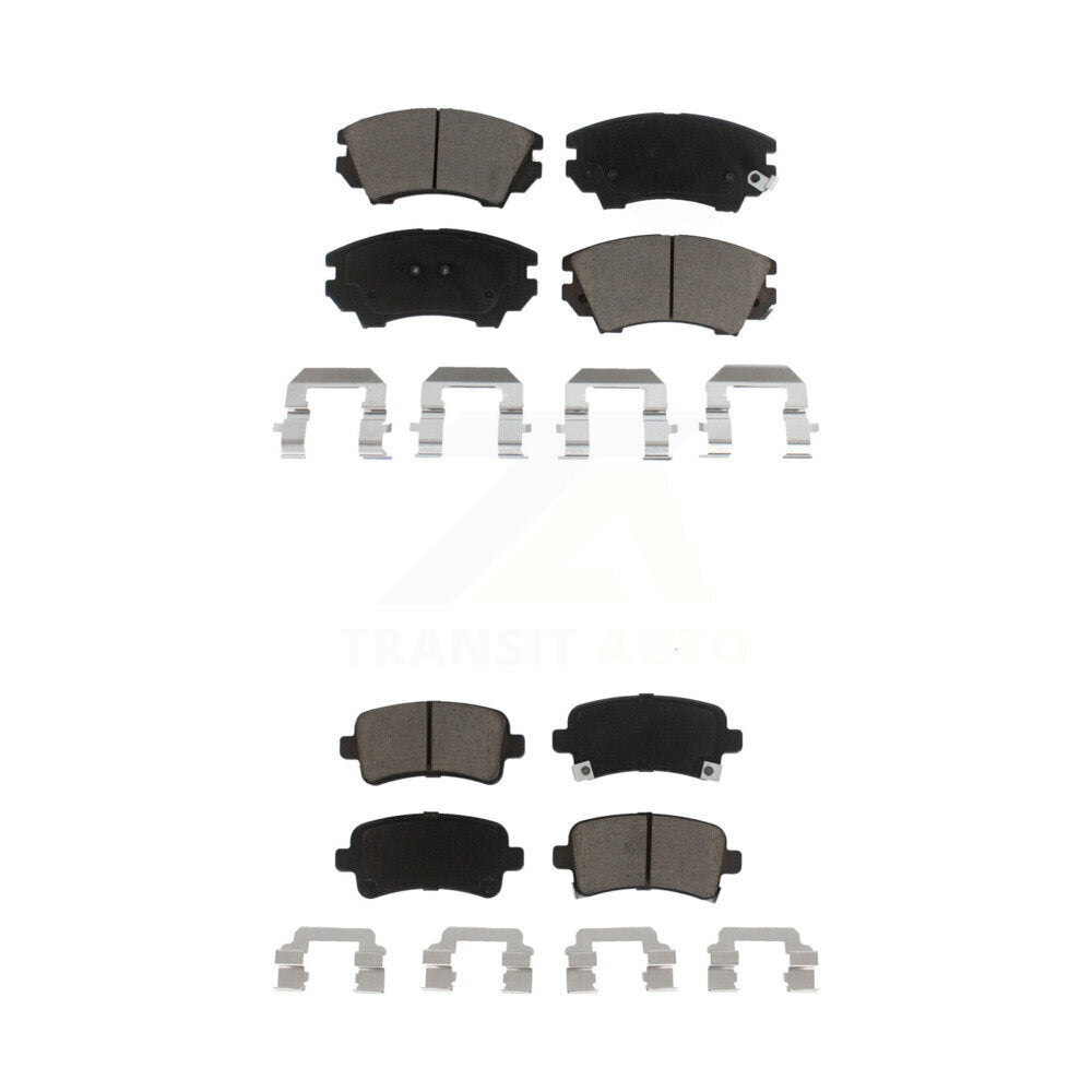 Kit de plaquettes de frein en céramique avant et arrière pour Saab 9-5 KCX-100301