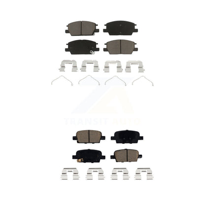 Kit de plaquettes de frein en céramique avant et arrière, pour Chevrolet Malibu avec stationnement manuel