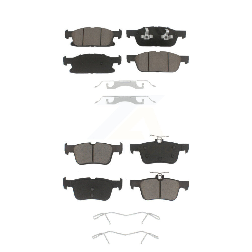 Kit de plaquettes de frein en céramique avant et arrière, pour Ford Edge Lincoln Nautilus MKX KCX-100307