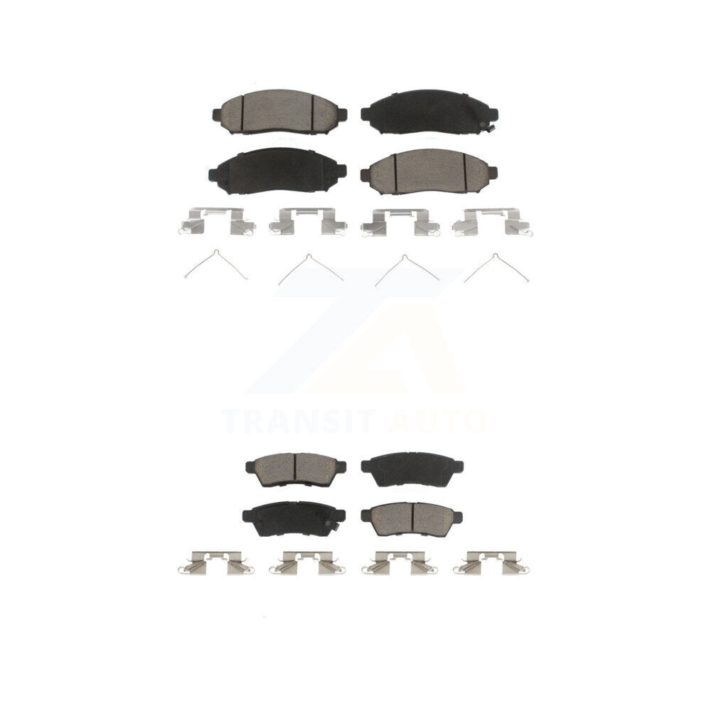 Kit de plaquettes de frein en céramique avant et arrière, pour Nissan Frontier Xterra Suzuki Equator