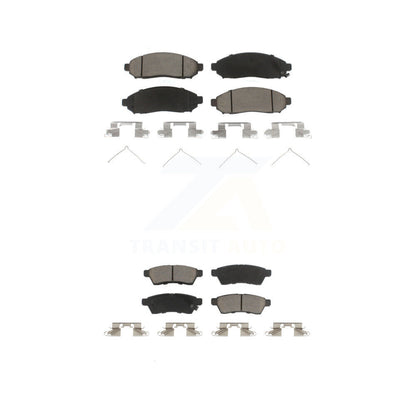 Kit de plaquettes de frein en céramique avant et arrière, pour Nissan Frontier Xterra Suzuki Equator