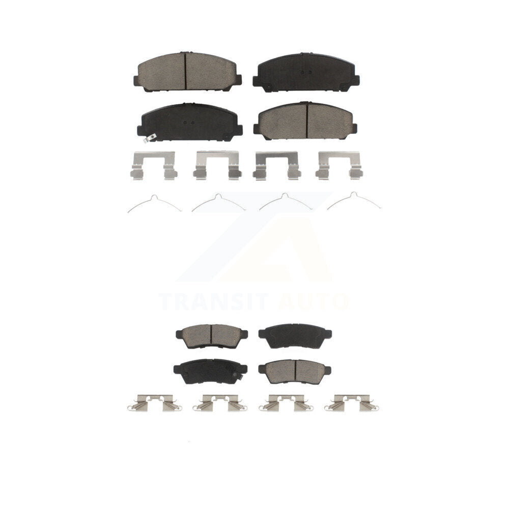 Kit de plaquettes de frein en céramique avant et arrière, pour Suzuki Equator KCX-100309