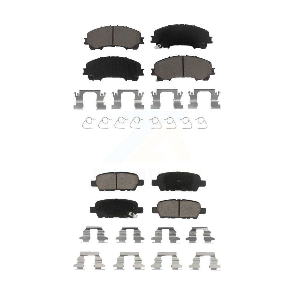 Kit de plaquettes de frein en céramique avant et arrière, pour Nissan Rogue INFINITI QX50 KCX-100322
