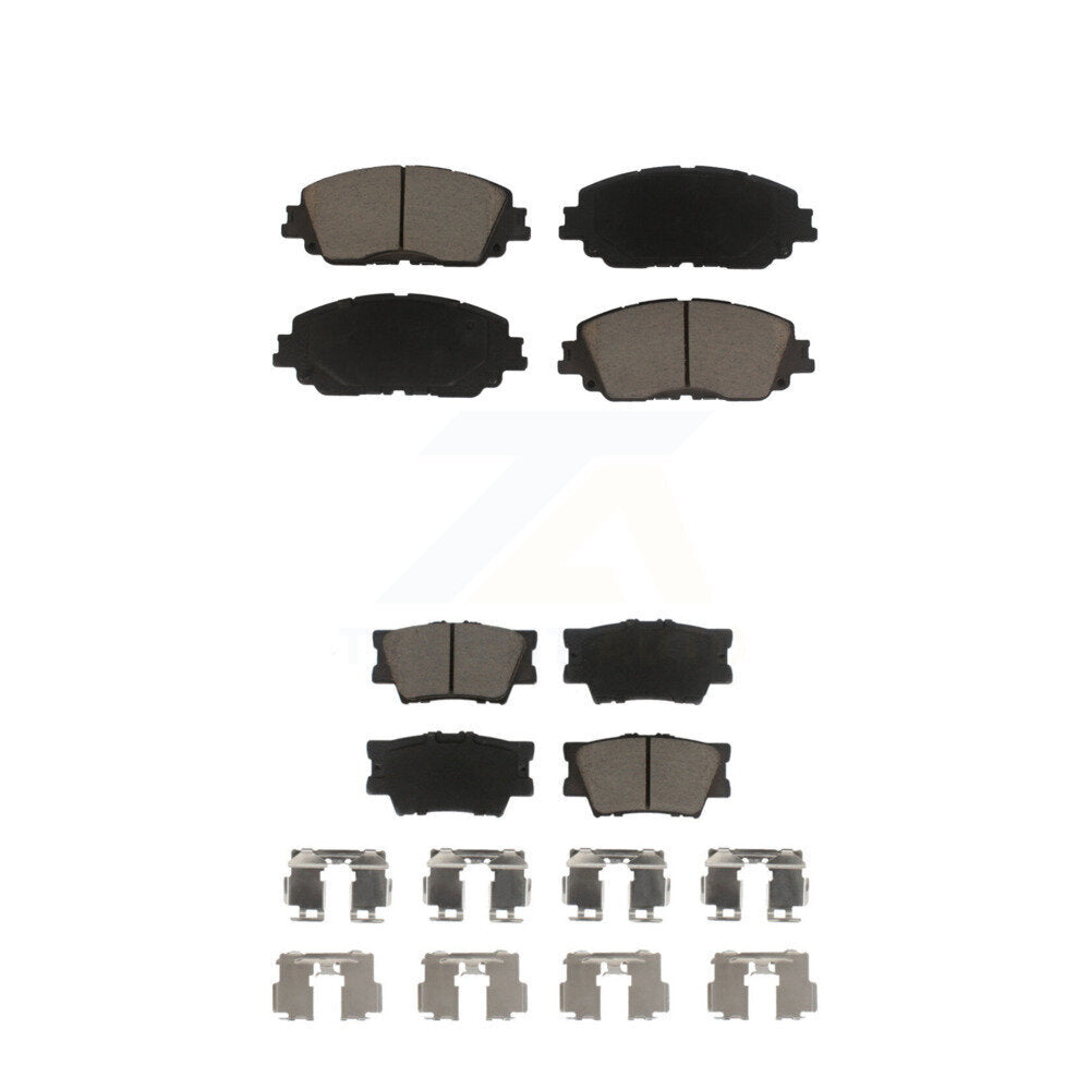 Kit de plaquettes de frein en céramique avant et arrière, pour Toyota Camry KCX-100328
