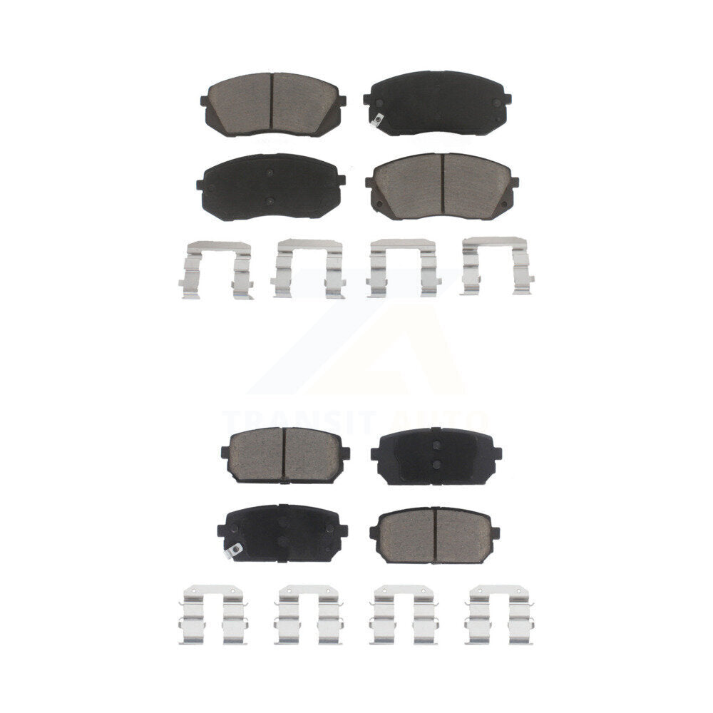 Kit de plaquettes de frein en céramique avant et arrière, pour Kia Rondo 2007 – 2012 KCX-100332