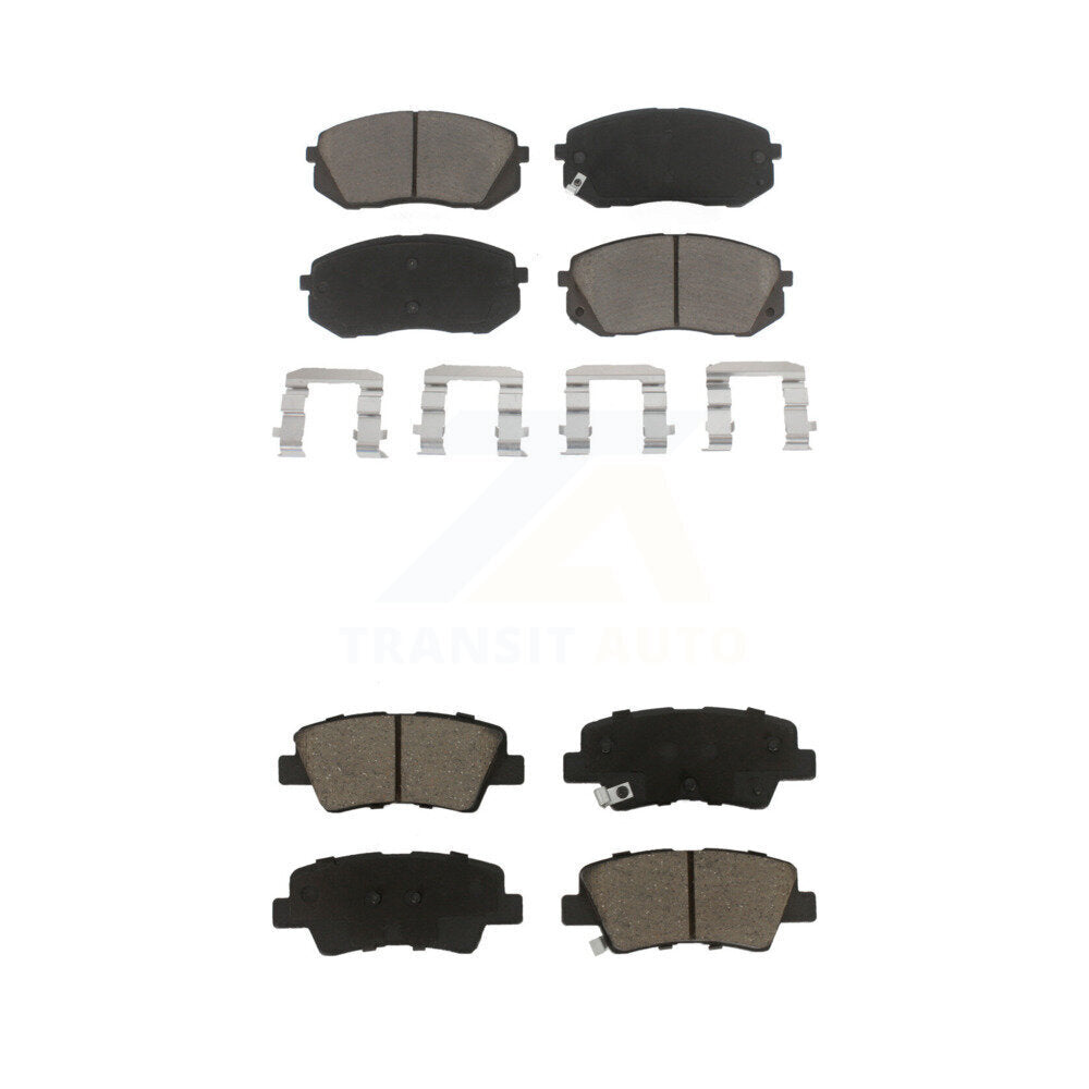 Kit de plaquettes de frein en céramique avant et arrière, pour Kia Soul EV 2016, à partir du châssis, VIN #160921