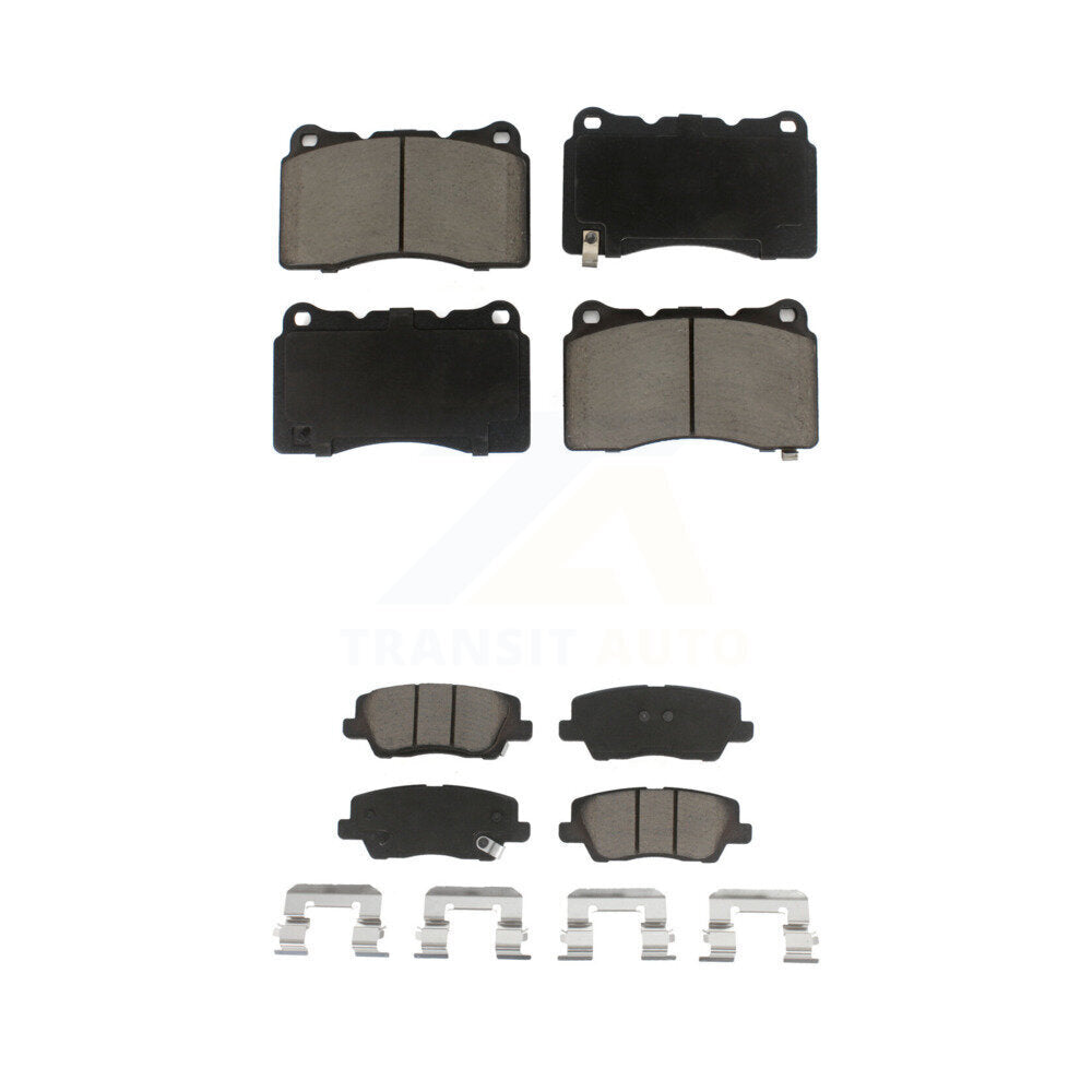Kit de plaquettes de frein en céramique avant et arrière, pour Cadillac ATS CTS KCX-100336