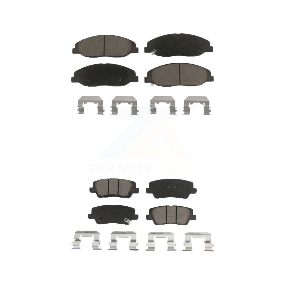 Kit de plaquettes de frein en céramique avant et arrière, pour Cadillac CTS 2014, sans frein robuste