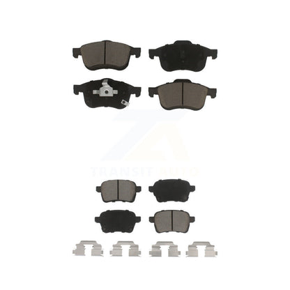 Kit de plaquettes de frein en céramique avant et arrière pour Fiat 500L 2014-2020 KCX-100342