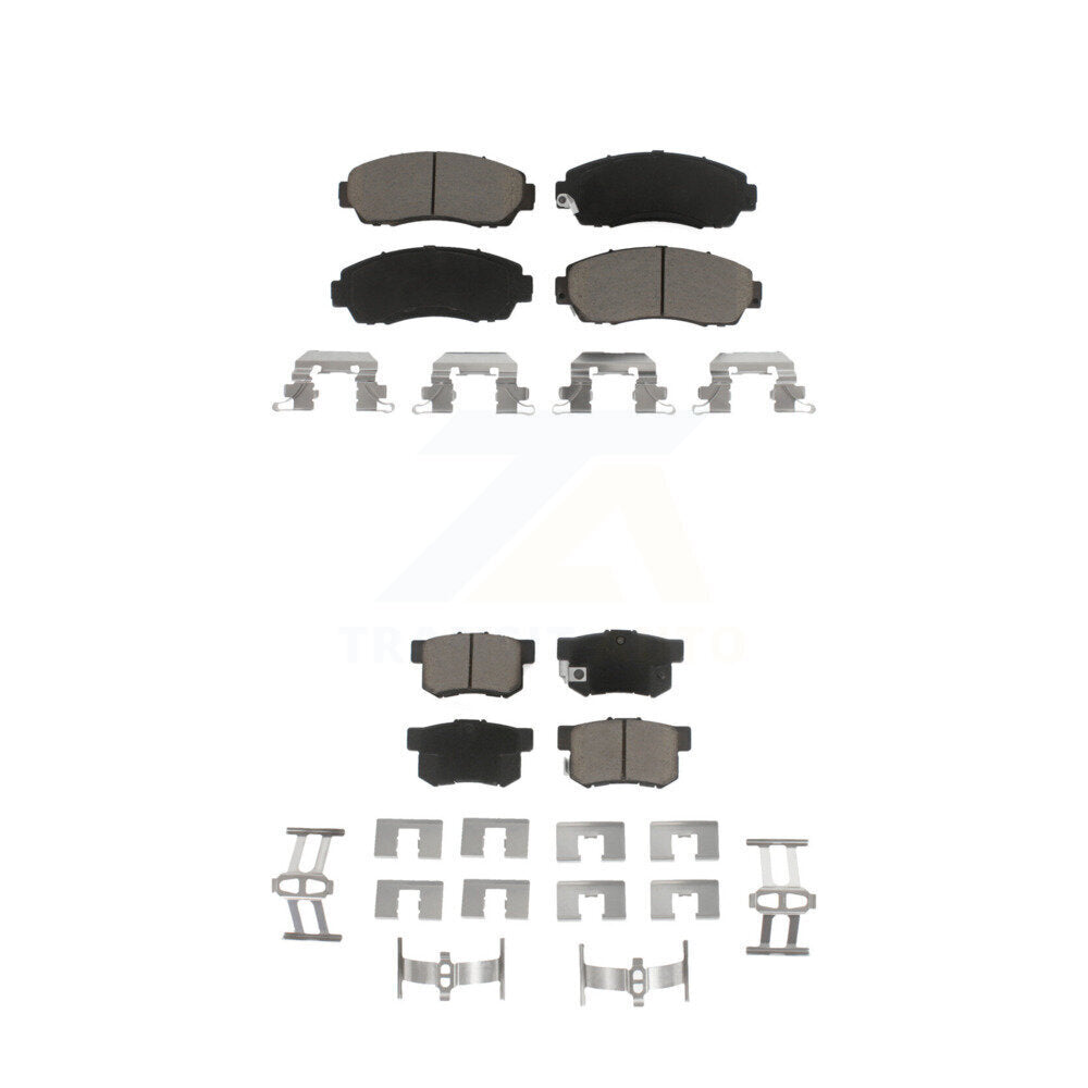 Kit de plaquettes de frein en céramique avant et arrière pour Acura RDX KCX-100343