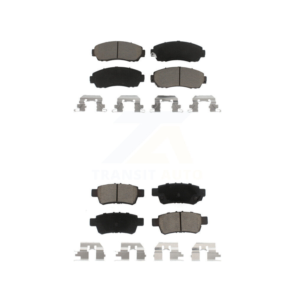 Kit de plaquettes de frein en céramique avant et arrière, pour Honda Odyssey 2005 – 2010 KCX-100346