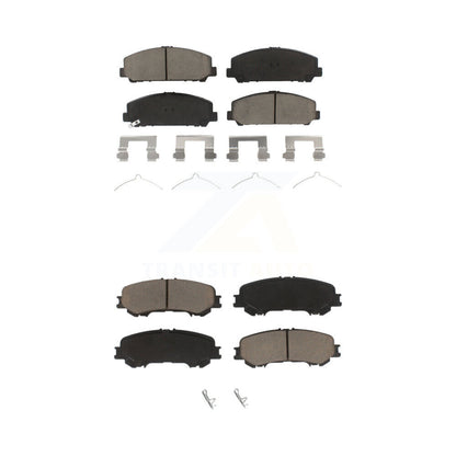Kit de plaquettes de frein en céramique avant et arrière pour Nissan TITAN 2017 – 2023 KCX-100349