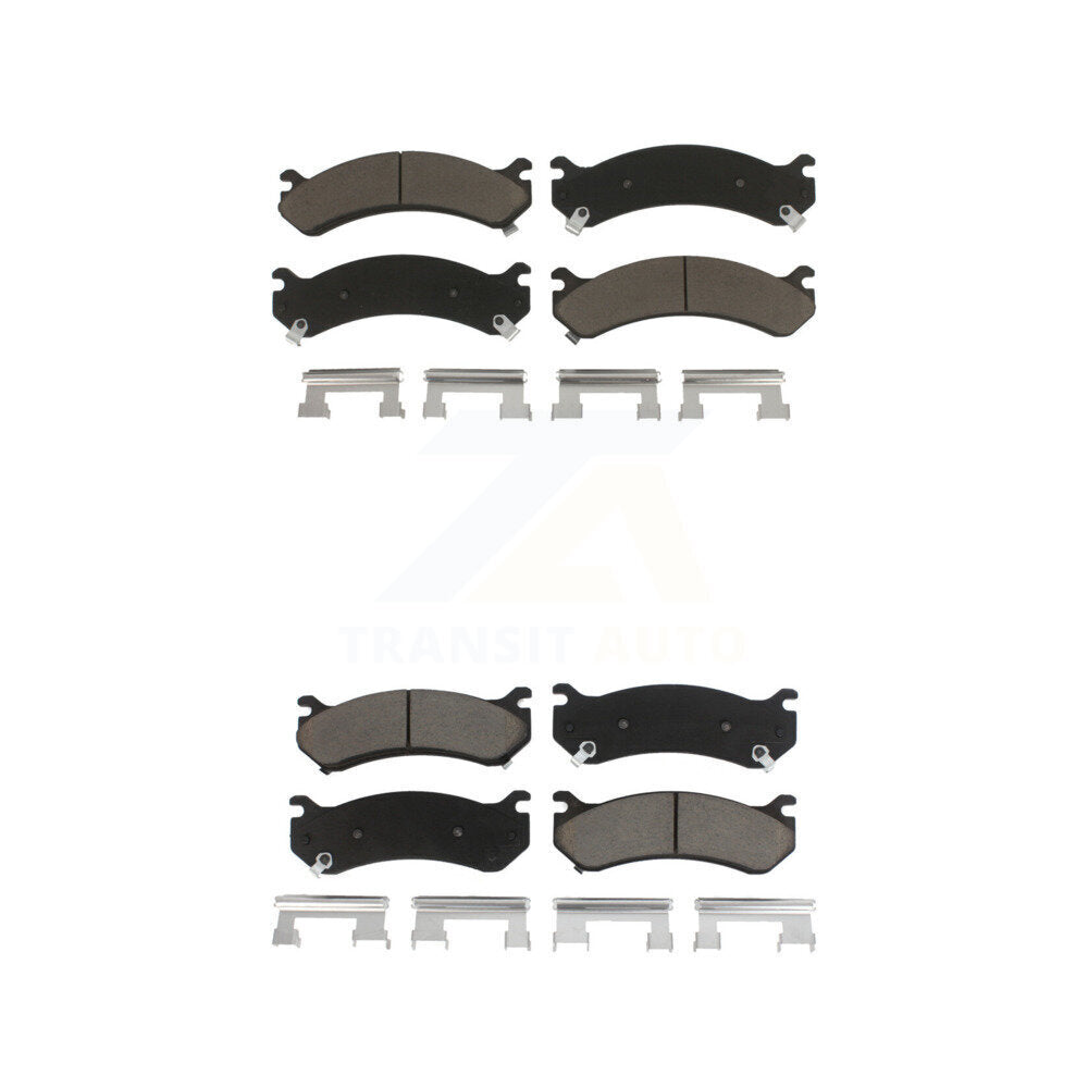 Kit de plaquettes de frein en céramique avant et arrière, pour Chevrolet GMC Sierra 2500 HD Silverado 350
