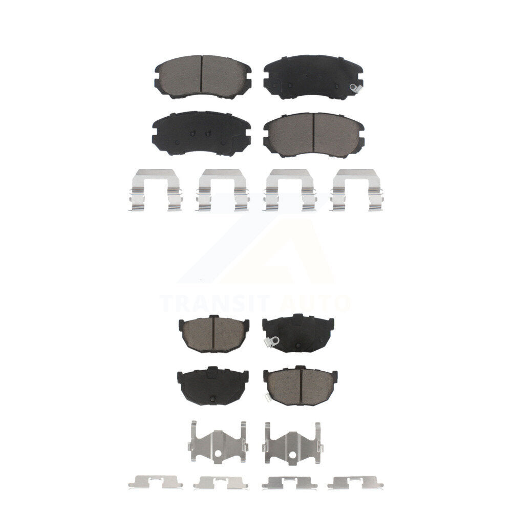 Kit de plaquettes de frein en céramique avant et arrière, pour Hyundai Tiburon KCX-100363
