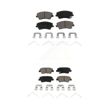 Kit de plaquettes de frein en céramique avant et arrière, pour Hyundai Elantra Ioniq Kia Niro KCX-100367