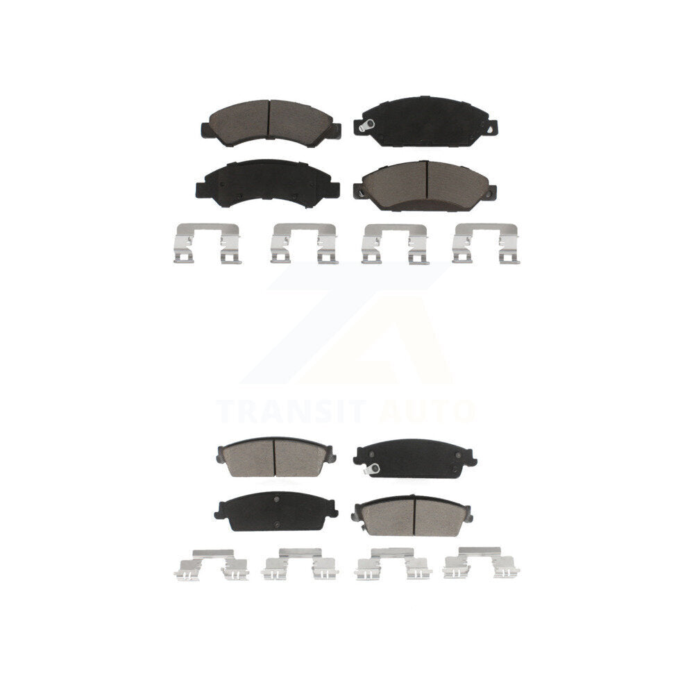 Kit de plaquettes de frein en céramique avant et arrière, pour Chevrolet Avalanche Cadillac GMC Tahoe XL