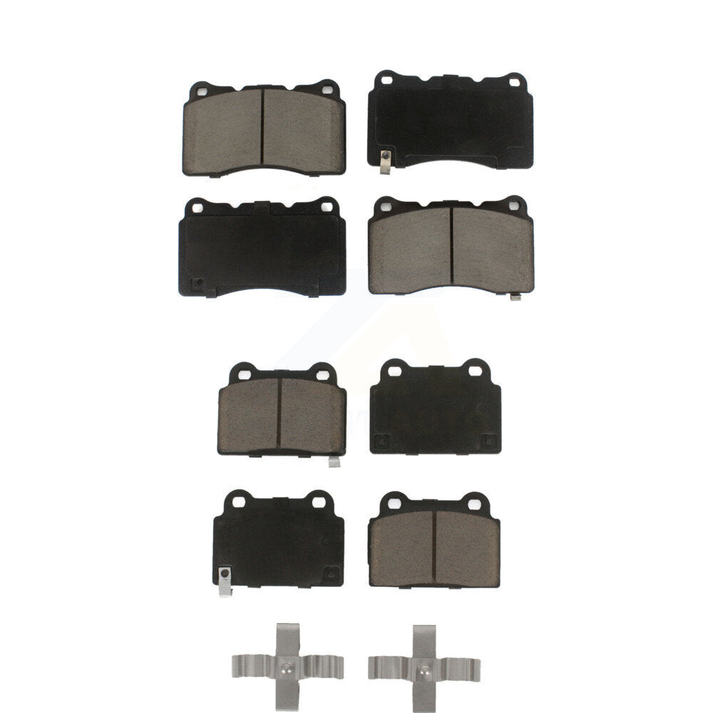 Kit de plaquettes de frein en céramique avant et arrière, pour Mitsubishi Lancer KCX-100373
