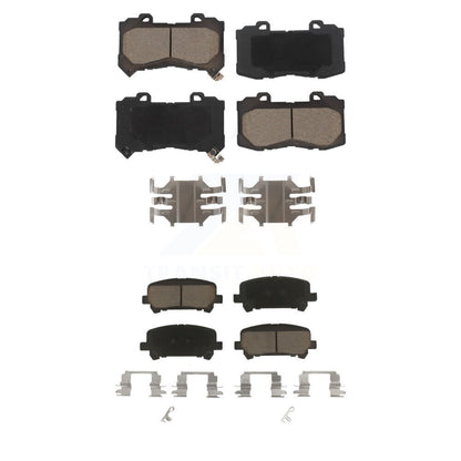 Kit de plaquettes de frein avant et arrière en céramique pour Chevrolet Colorado GMC Canyon 2015 – 2020
