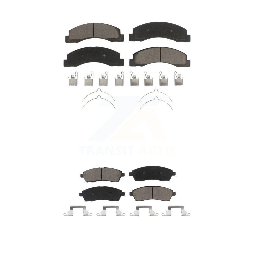 Kit de plaquettes de frein en céramique avant et arrière, pour Ford F-350 Super Duty F-250 Excursion