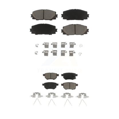 Kit de plaquettes de frein en céramique avant et arrière, pour Toyota Yaris KCX-100382